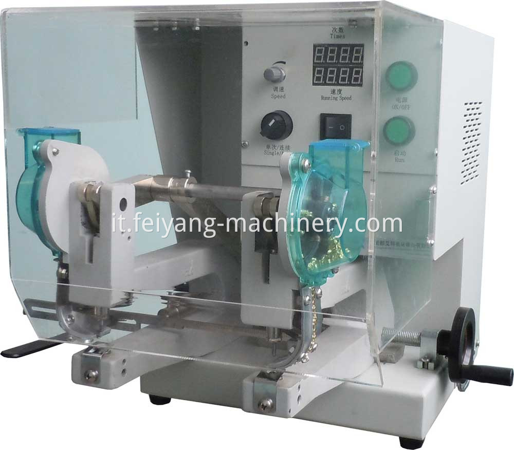 auto double head eyelet machine for paper bags